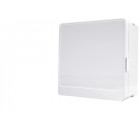 Porte opaque pour coffret 1 rangée schneider resi9