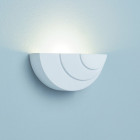 Applique demi-ronde led 3w gypsum, en plâtre