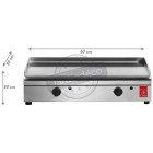 Plancha en inox avec couvercle amovible alfa 60 cm