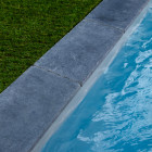Kit complet | margelles pour piscine 6x3m en pierre bleue vietnam (+ colle, joint, hydrofuge ...)