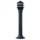 Borne 73 cm bollards, en fonte d'aluminium et verre