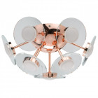 Plafonnier cuivre techno   18 cm