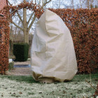Couverture d'hiver avec fermeture 70 g/m² beige 3x2,5x2,5 m