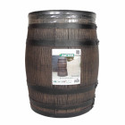 Récupérateur d'eau avec aspect de bois 50 l 38x49,5 cm marron