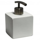L'aqua ensemble d'accessoires de salle de bain 6 pcs carré blanc