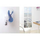 Bestron ventilateur mural avec télécommande 40 cm 50 w blanc dwf40rem