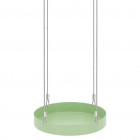 Plateau suspendu pour plantes rond vert s