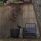 Jardinière urban smooth 54x52 cm noir kbl935