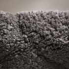 Tapis de toilette pebbles coton 50x60 cm gris