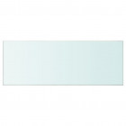 Panneau pour étagère verre transparent 80 x 30 cm helloshop26 2702201/2