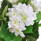 Plante hortensia artificielle avec pot 60 cm blanc