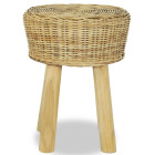 Tabouret de bar rotin naturel