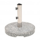 Socle de parasol granite rond 20 kg