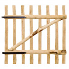 Portillon de clôture simple Bois de noisetier 100 x 100 cm