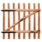 Portillon de clôture Bois de noisetier imprégné 100 x 100 cm
