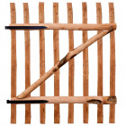 Portillon de clôture Bois de noisetier imprégné 100 x 120 cm