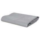 Bâche drap de camping protection jardin couverture remorque 3 x 4 m gris 