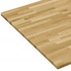 Dessus de table bois de chêne rectangulaire épaisseur 23 mm - Dimensions au choix