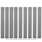 Panneau de clôture de remplacement wpc 9 pcs 170 cm - couleur au choix
