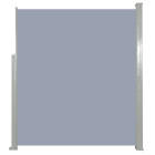 Auvent paravent store brise-vue latéral rétractable de patio jardin terrasse balcon protection visuelle écran 160 x 500 cm gris helloshop26 02_0007095