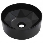 Lavabo 36X14 Cm Céramique Noir