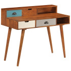 Bureau 110x50x90 cm bois d'acacia solide