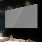 Miroir de salle de bain avec lumières led - Dimensions au choix