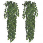 Plantes artificielles 2 pcs lierre vert 90 cm