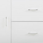 Vidaxl dressoir brillant 160 x 40 x 70 cm mdf blanc