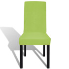 Housse de chaise droite extensible 6 pcs - Couleur au choix
