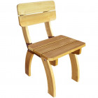 Vidaxl chaises de jardin 2 pcs en bois de pin imprégné