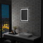Miroir à led pour salle de bains et capteur tactile - Dimensions au choix