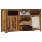 Buffet 140x40x80 cm bois de sesham massif