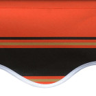 Toile d'auvent orange et marron 400x300 cm
