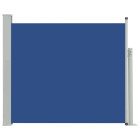 Auvent paravent store brise-vue latéral rétractable de patio jardin terrasse balcon protection visuelle écran 100 x 300 cm bleu helloshop26 02_0007180