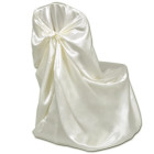 Housses de chaise pour banquet de mariage 12 pcs crème