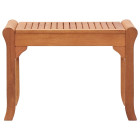 Banc de jardin meuble de patio d'extérieur terrasse 64 x 44 x 45 cm bois d'eucalyptus solide 