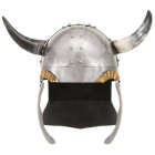 Casque de viking pour gn argenté acier