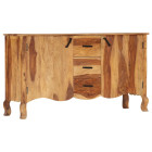 Buffet 145x40x80 cm bois solide