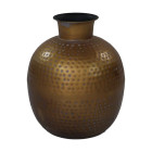 Vase padua petit 30x35 cm doré et gris