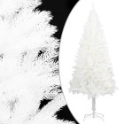 Sapin de Noël artificiel avec support Blanc 180 cm PE