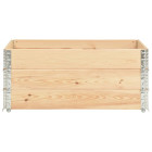 Jardinières surélevées 3 pcs 100x150 cm bois de pin solide