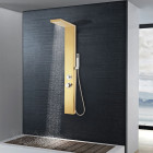 Système de panneau de douche acier inoxydable 201 doré