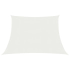 Voile d'ombrage 160 g/m² blanc 3/4x3 m pehd