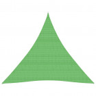 Voile d'ombrage 160 g/m² vert clair 3,6x3,6x3,6 m pehd