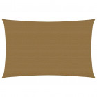 Voile d'ombrage 160 g/m² taupe 2,5x4,5 m pehd