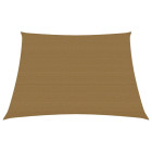 Voile d'ombrage 160 g/m² taupe 4/5x3 m pehd