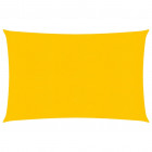 Voile d'ombrage 160 g/m² jaune 3x4 m pehd