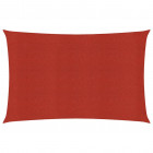 Voile d'ombrage 160 g/m² rouge 2x3,5 m pehd