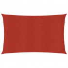 Voile d'ombrage 160 g/m² rouge 2x4 m pehd